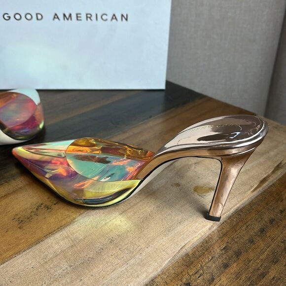 Good American PVC RAINBOW CINDER-F*CKING RELLA HIGH HEEL - Picture 6 of 10